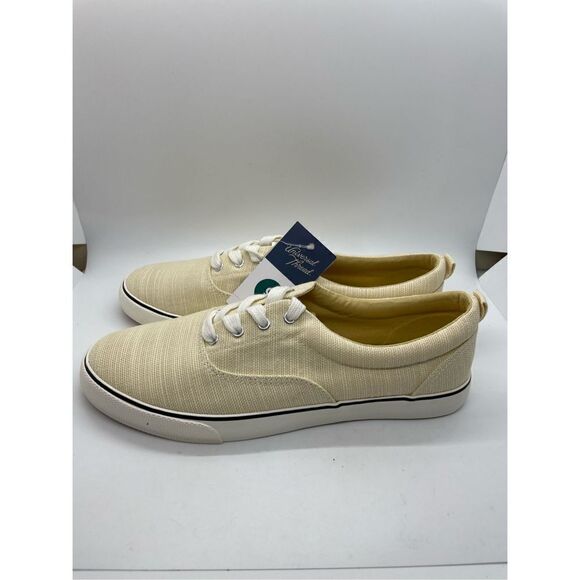 Universal Thread Yellow/Molly Fabric Lace Up Sneaker WMNs 9 Shoe Padded Comfort - Picture 3 of 8